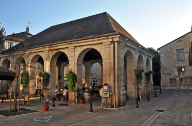 balade dans le centre ville de Souillac