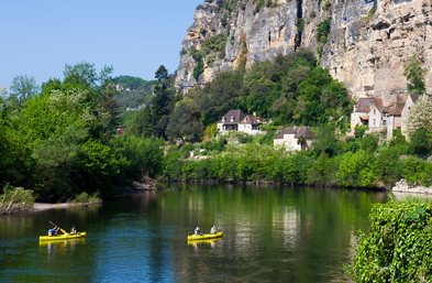 canoe vers Beynac