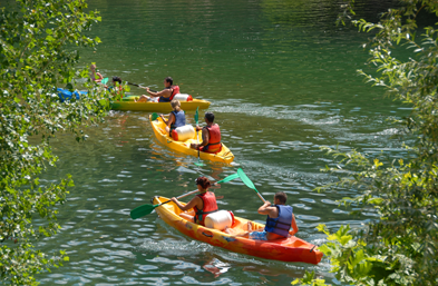 canoé sur l'Auvézère