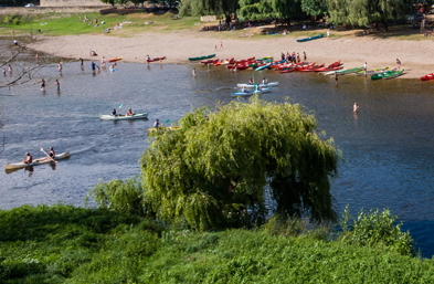 canoé sur la Vézère