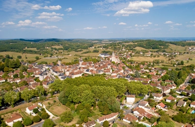 point de vue sur la vallée de la Dordogne